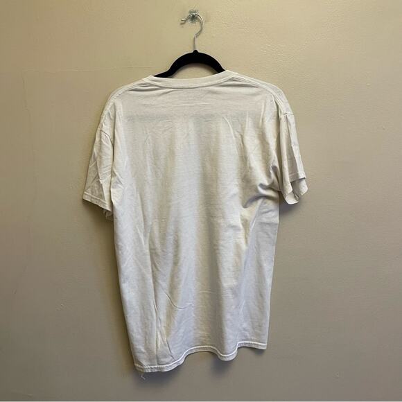 Gildan M Bushmills Irish Honey Whiskey short sleeve t-shirt white - Picture 5 of 7